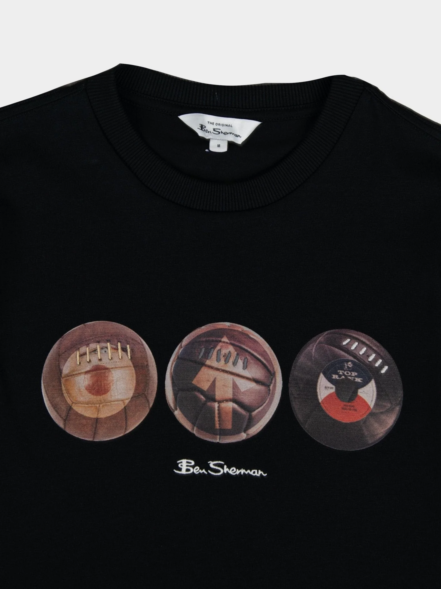 3 Ball Tee - Black - Image 2
