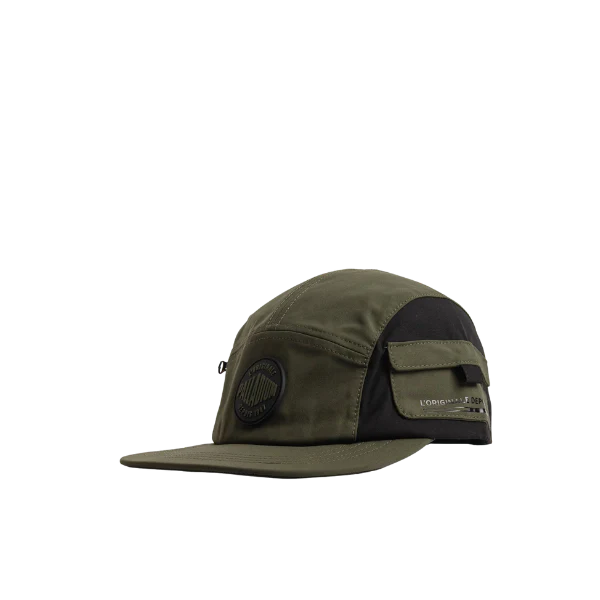 5 Panel Military Cap - Olive