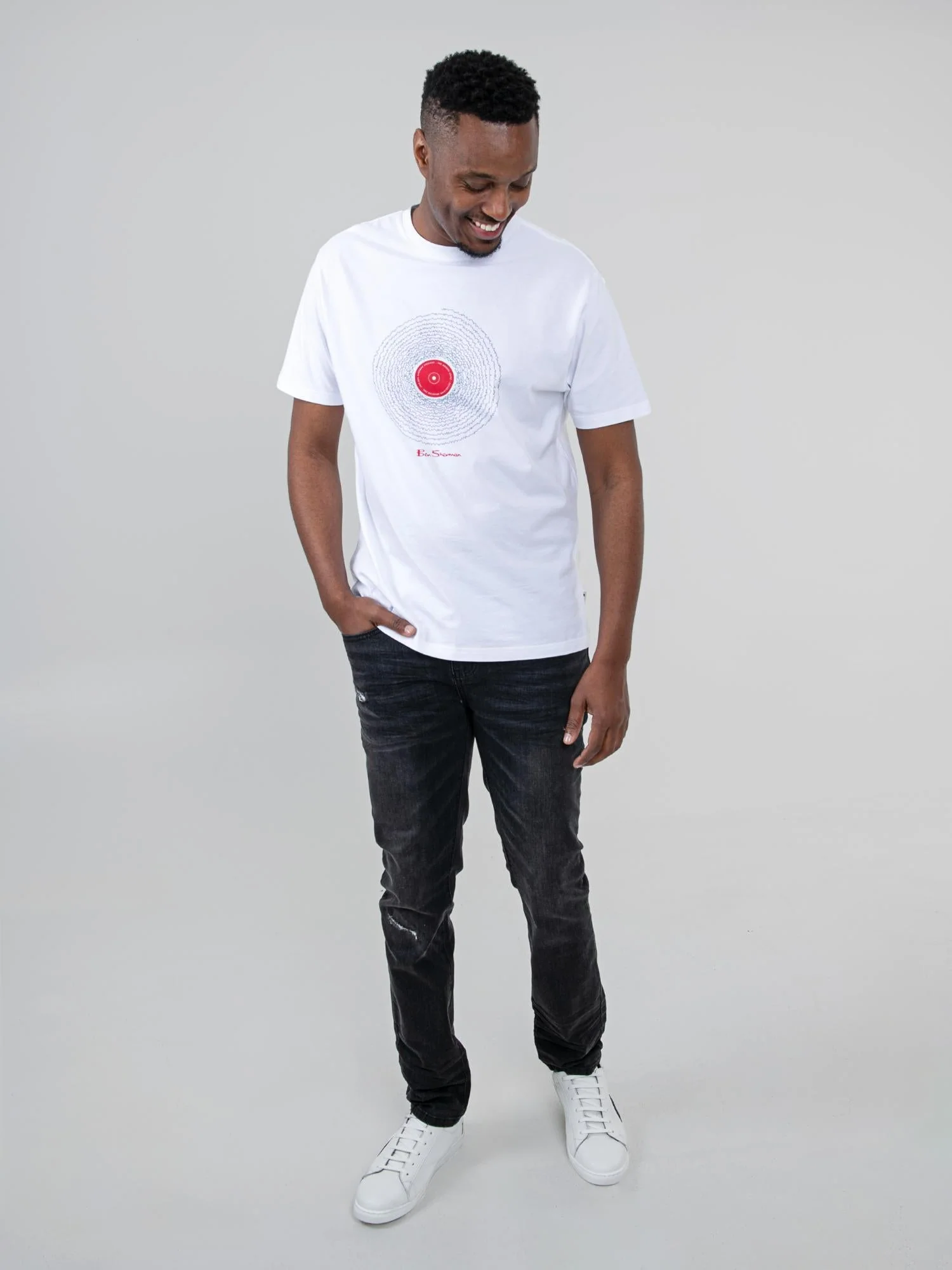ABRASION DENIM SLIM FIT - Black - Image 5