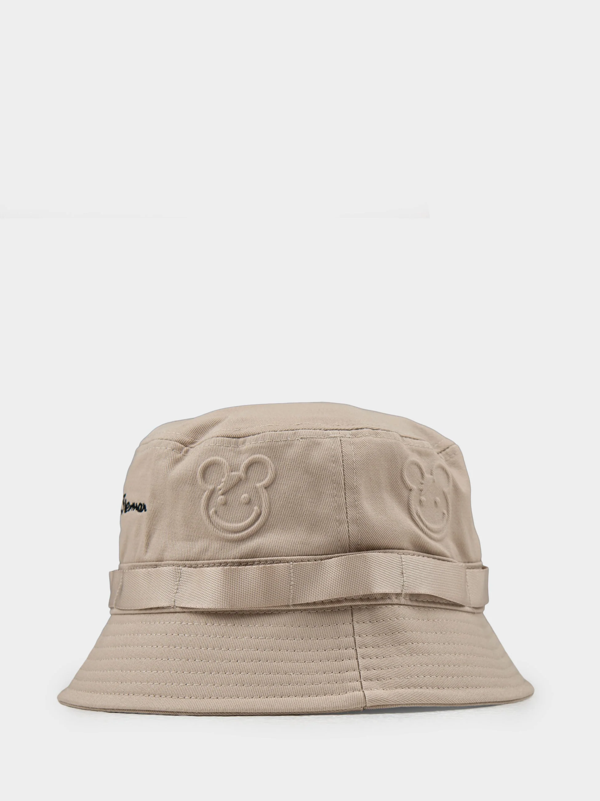 Bear Embossed Bucket Hat - Cornstalk - Image 2