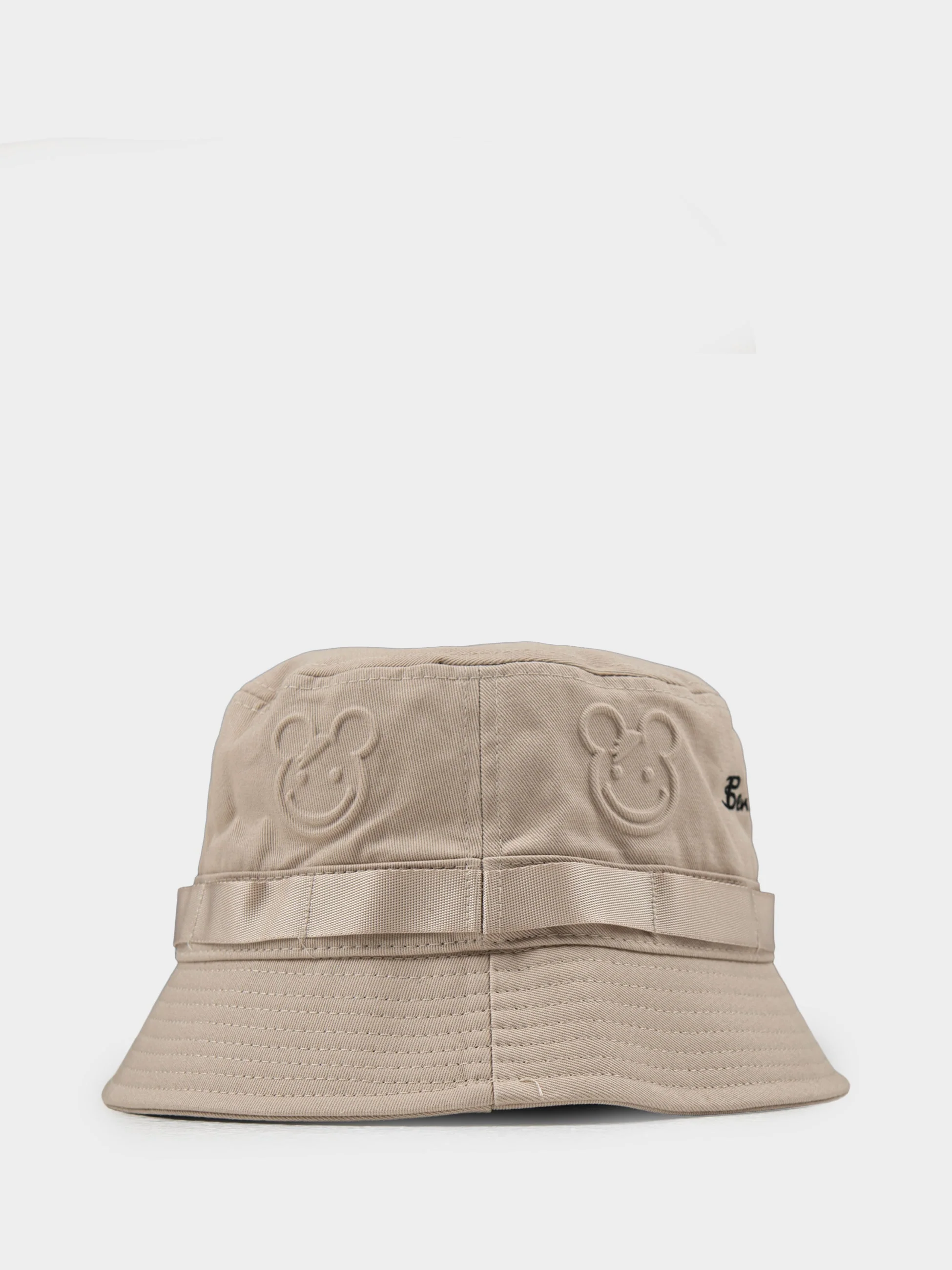 Bear Embossed Bucket Hat - Cornstalk - Image 3