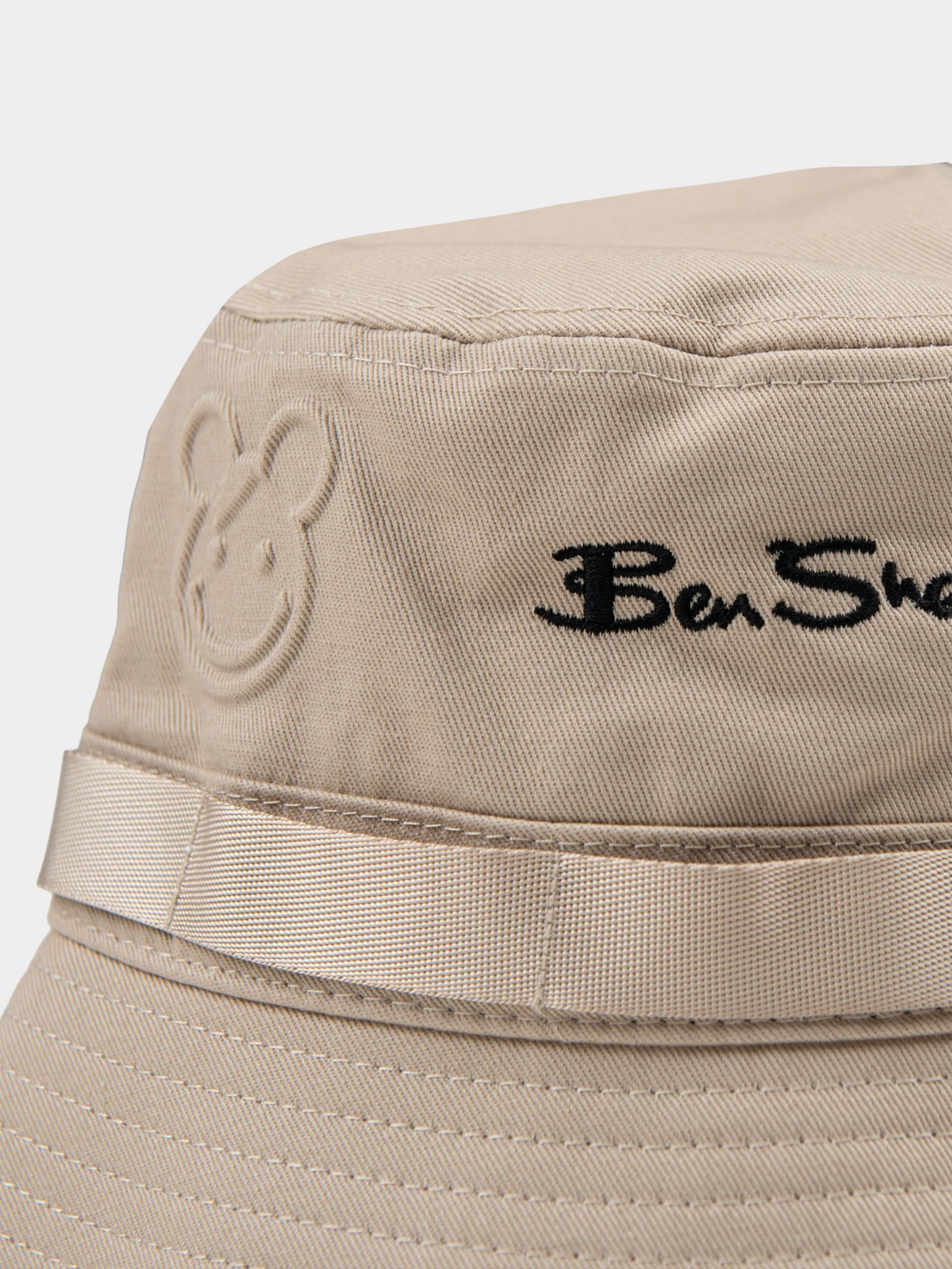 Bear Embossed Bucket Hat - Cornstalk - Image 4