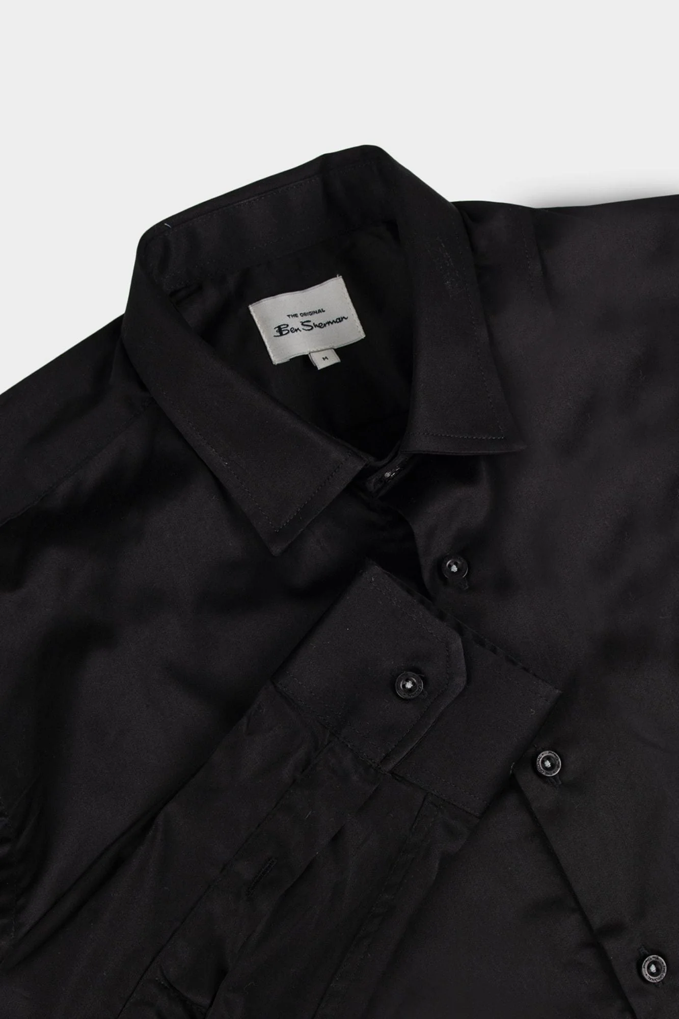 Ben Shirt (Slim Fit) - Black - Image 5