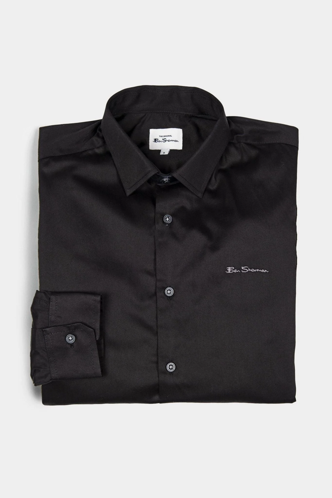 Ben Shirt (Slim Fit) - Black - Image 6