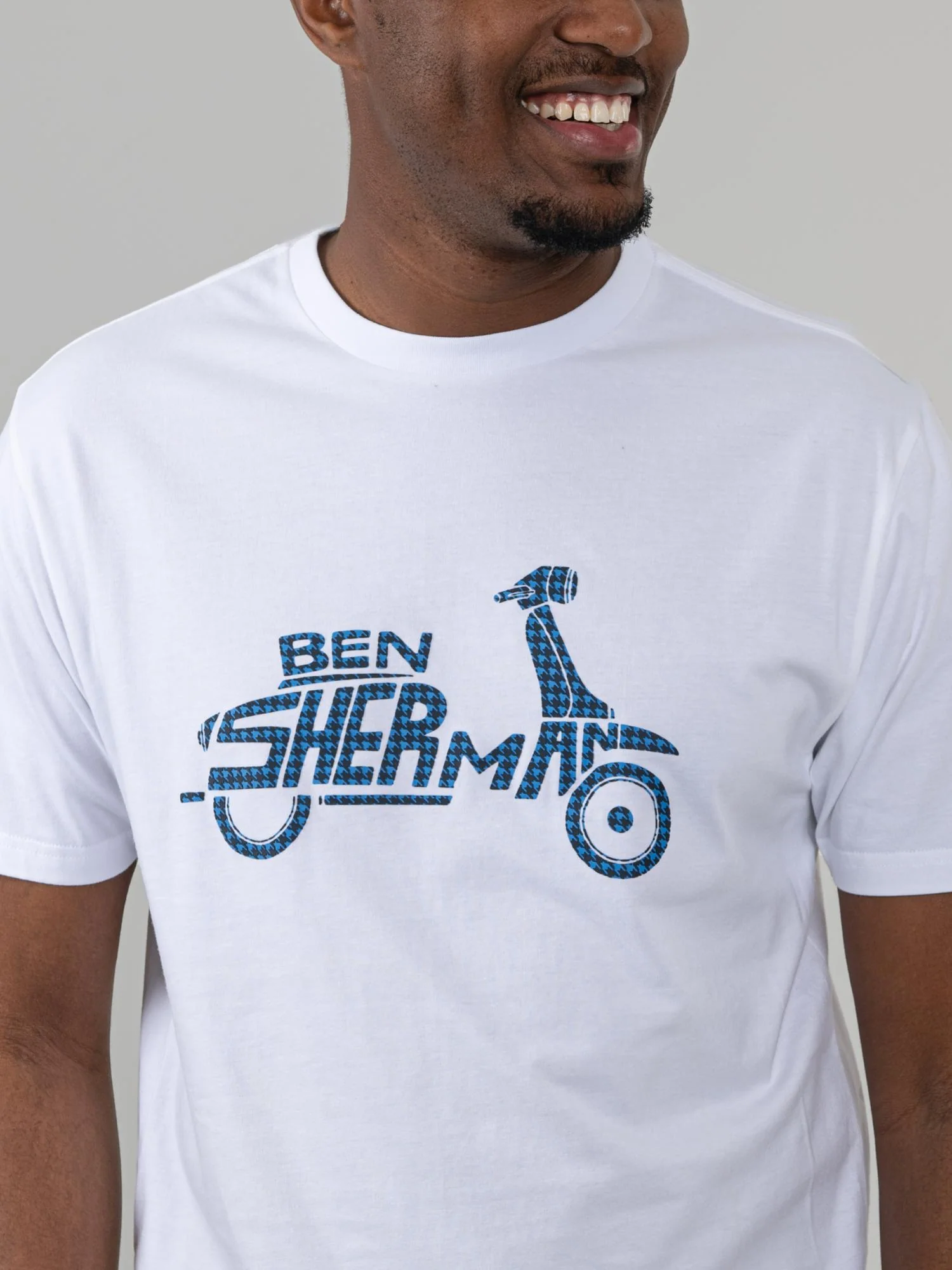 Brand Scooter Tee - White - Image 3