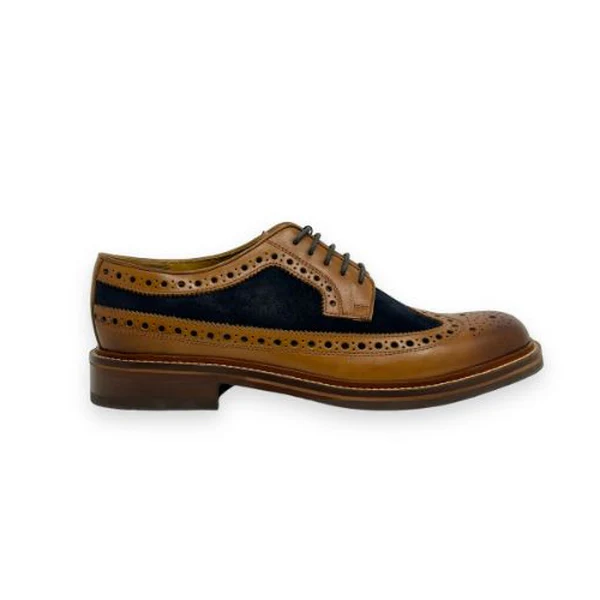 Brogue (Leather) Tan / Navy
