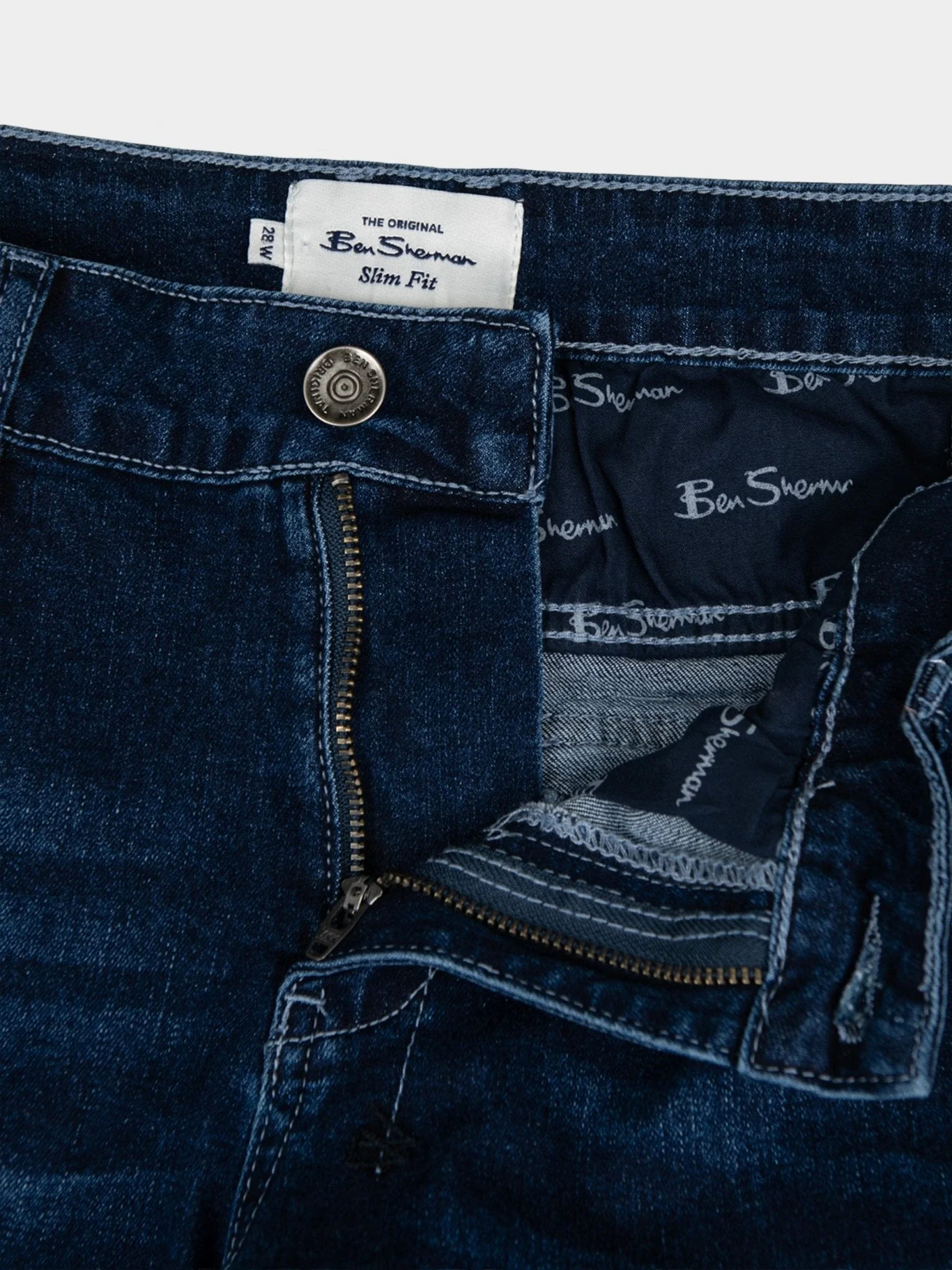 Cargo Slim Fit Denim - Dark Blue - Image 2
