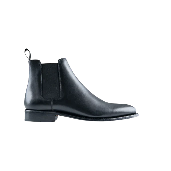 Charles Leather Boot - Black