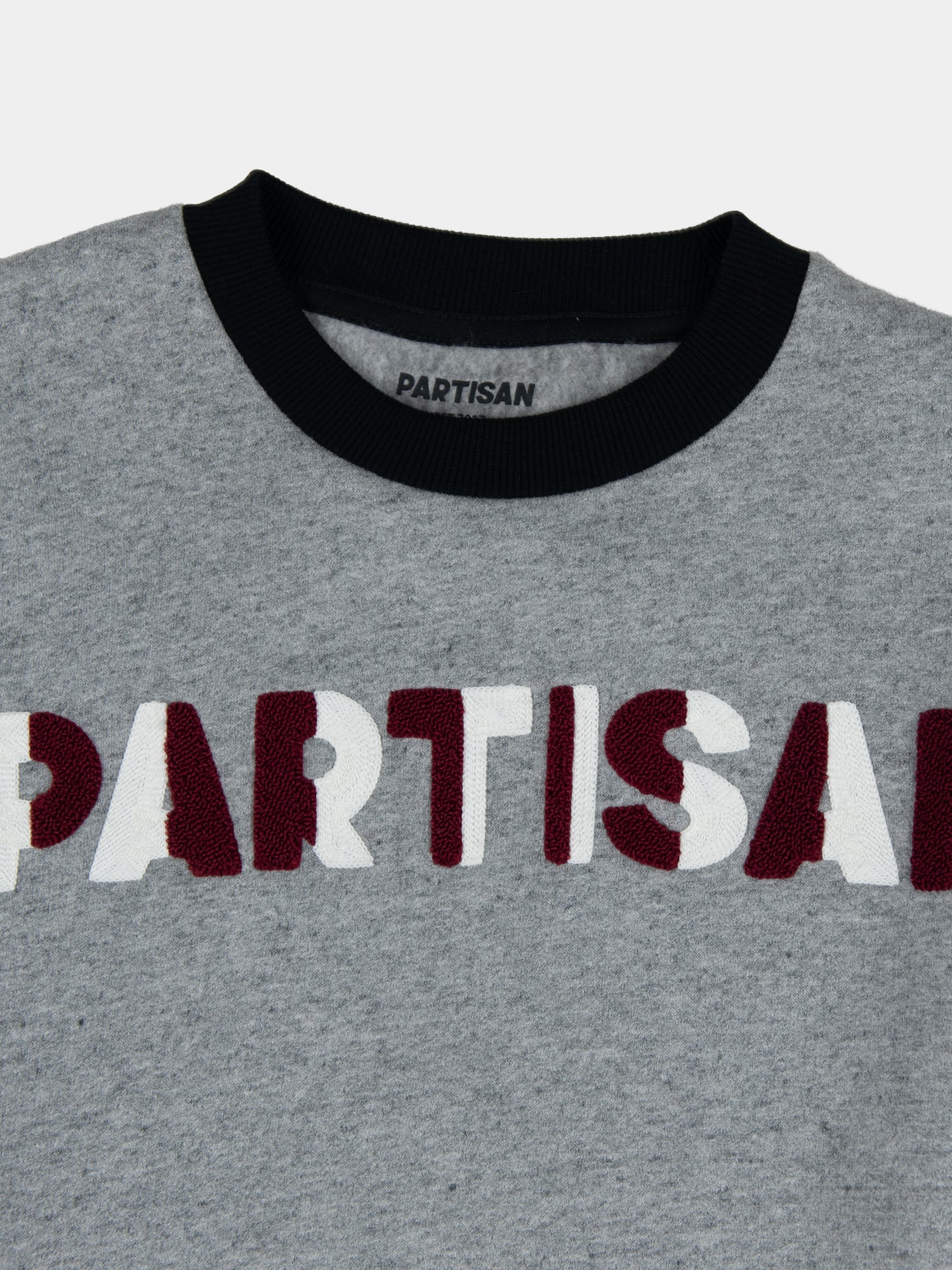 Chenille Chain Crew Sweat - Mélange Grey - Image 2