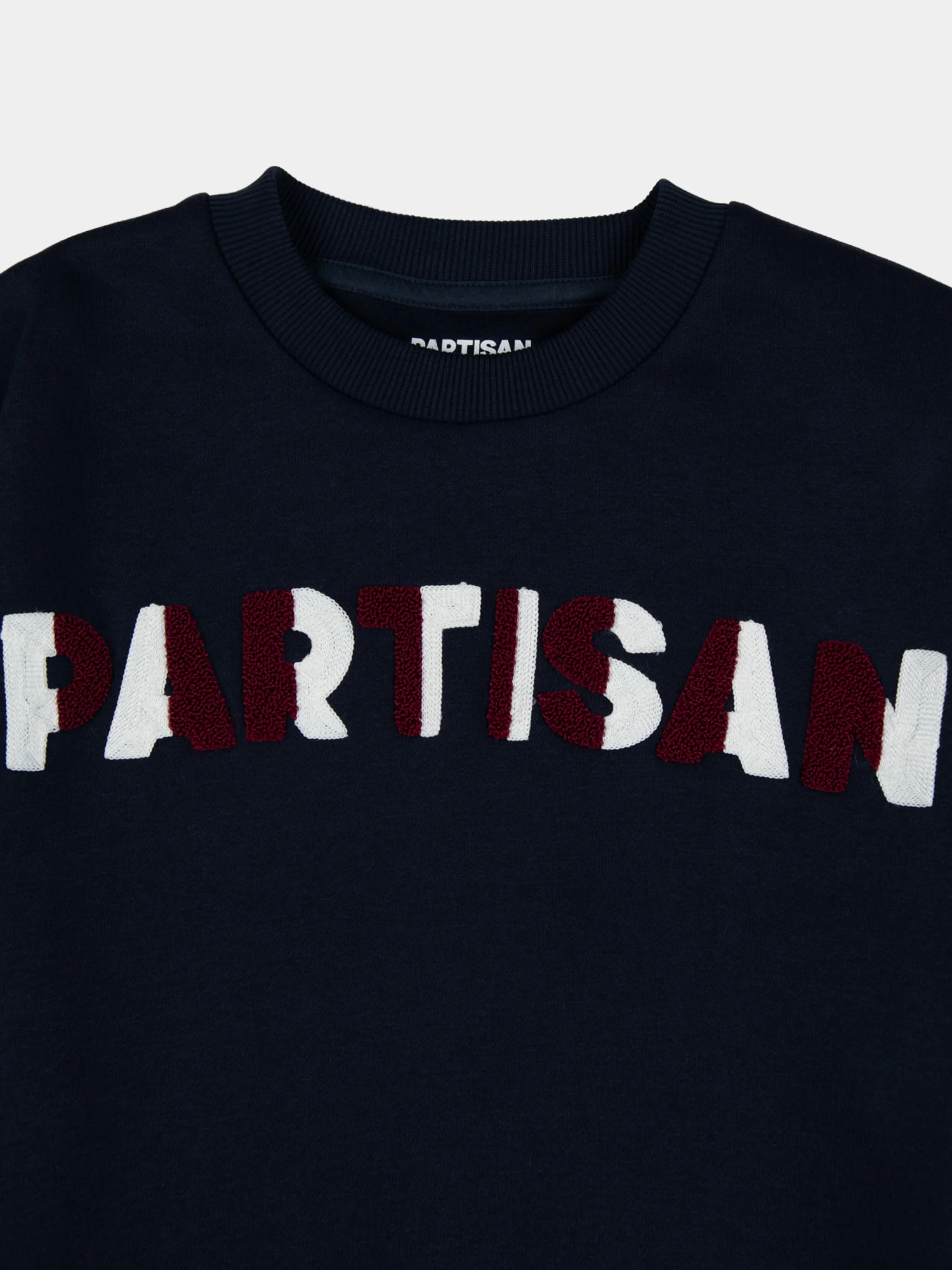 Chenille Chain Crew Sweat - Navy - Image 2