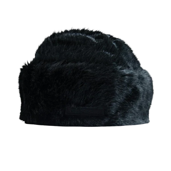 Cossack Faux Fur Hat - Black
