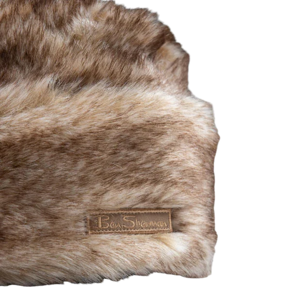 Cossack Faux Fur Hat - Tan - Image 3