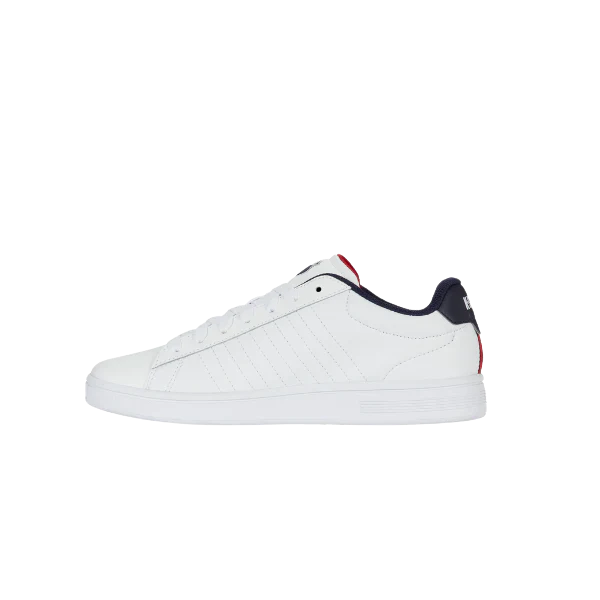 Court Shield II - White / Peacoat / Samba Red - Image 5