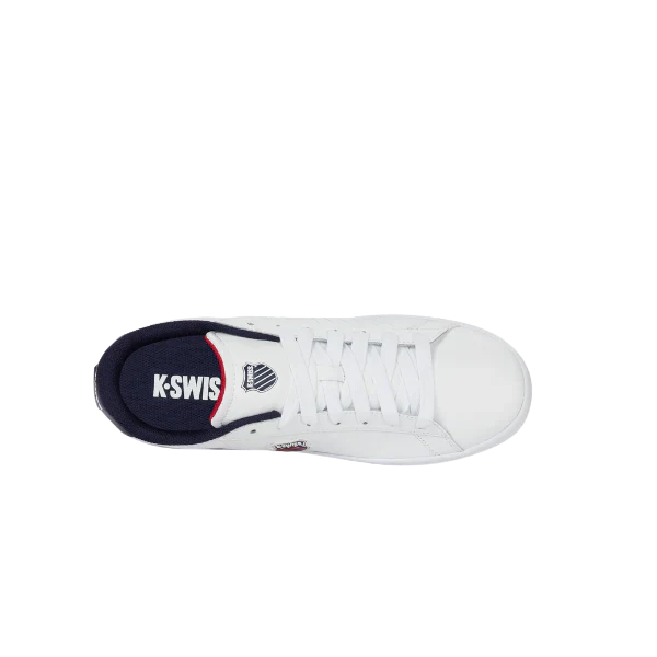 Court Shield II - White / Peacoat / Samba Red - Image 6