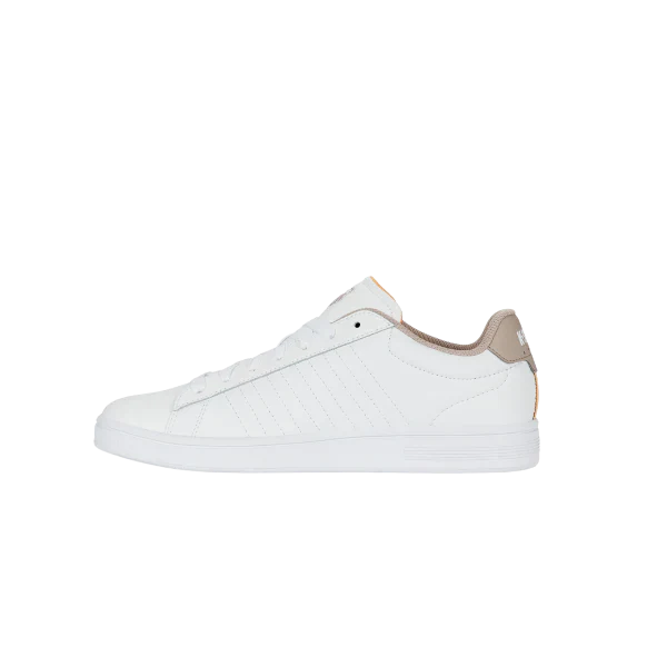 Court Shield II - White / Taupe / Jurassic Gold - Image 4