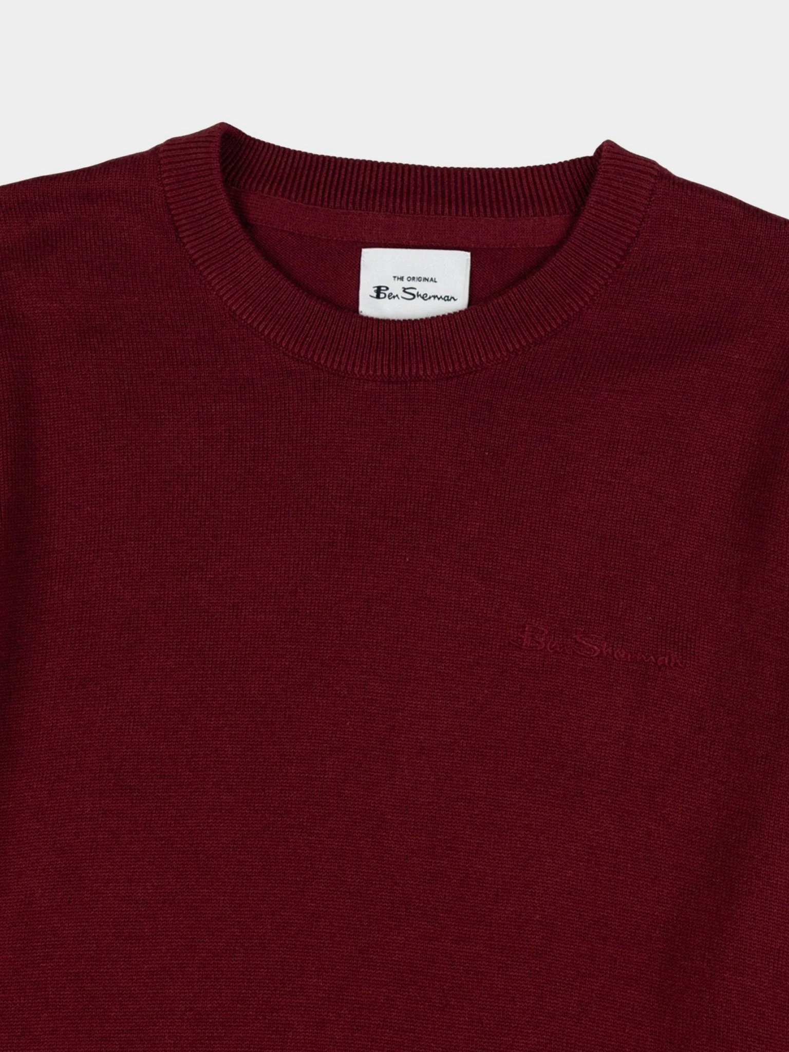 Crew Neck knit - Berry - Image 2