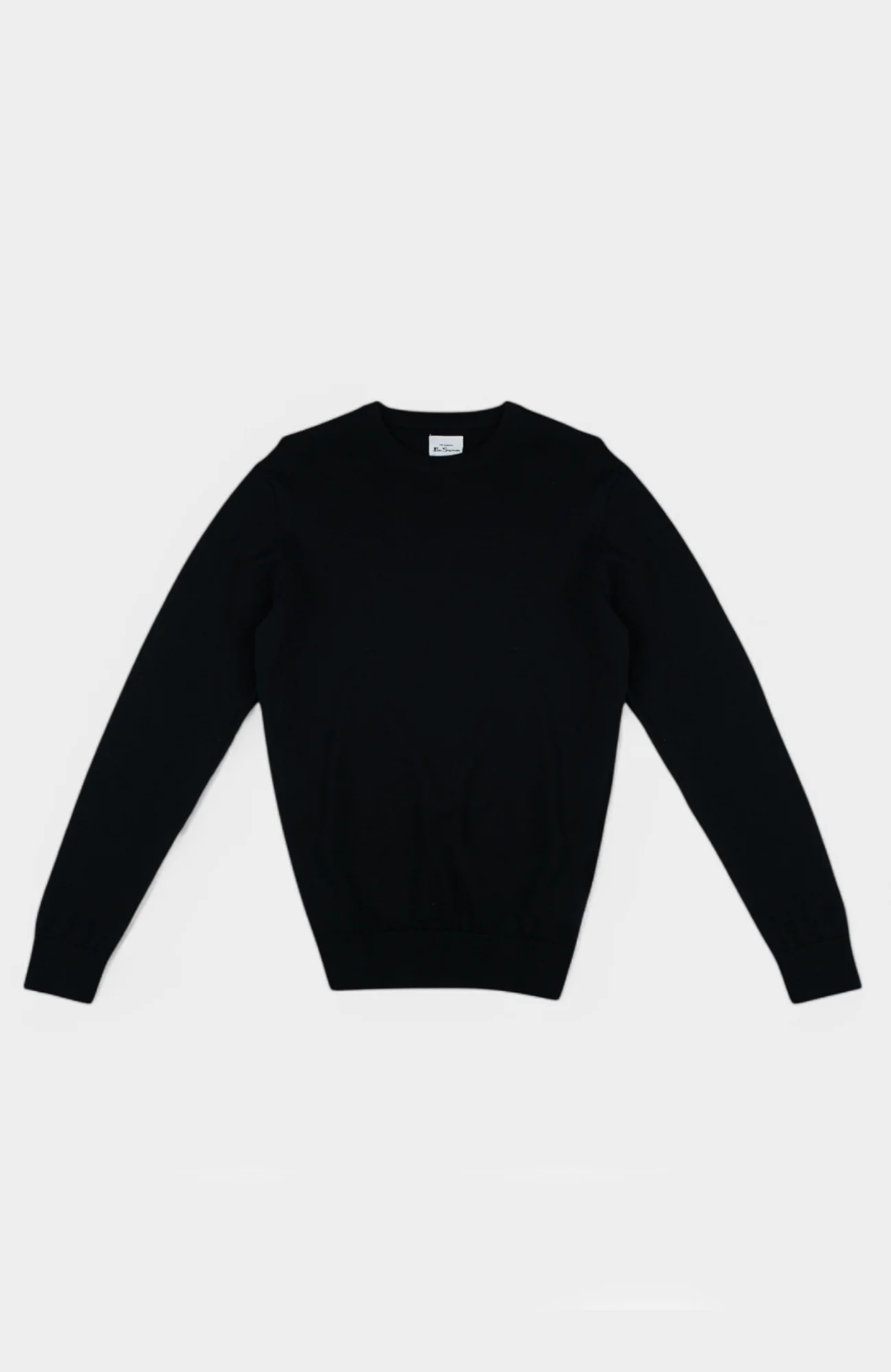 Crew Neck knit - Black - Image 6
