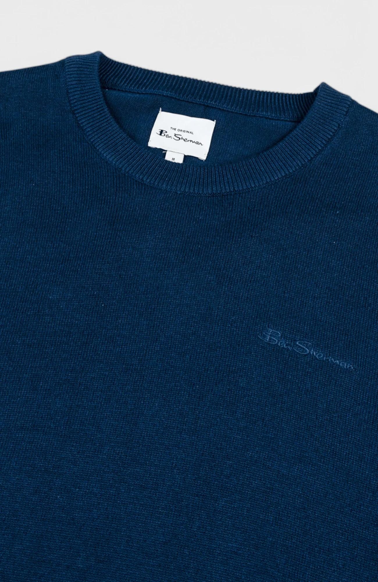 Crew Neck knit - Navy - Image 5