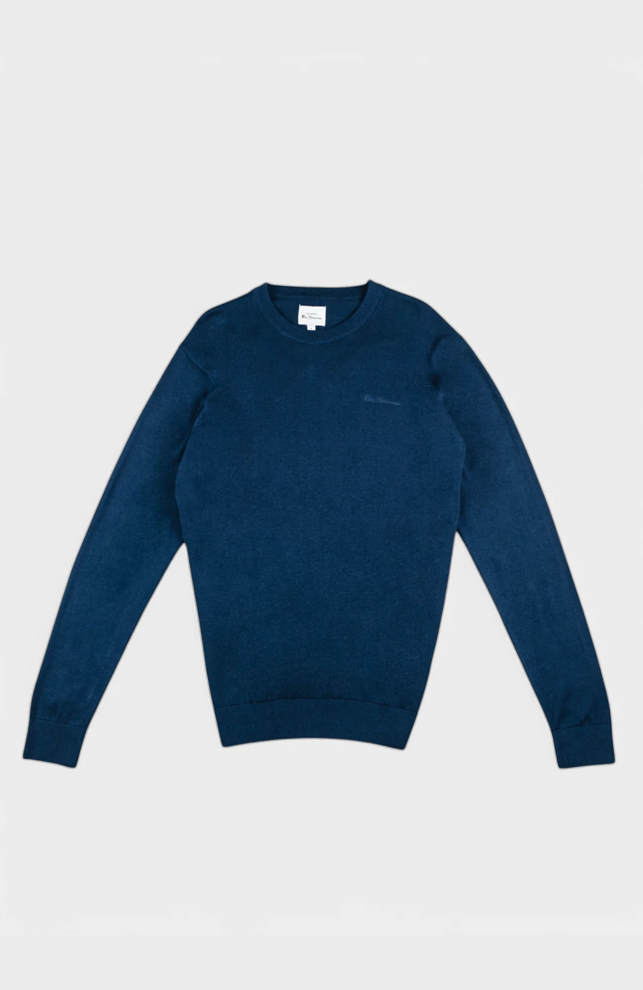 Crew Neck knit - Navy - Image 6