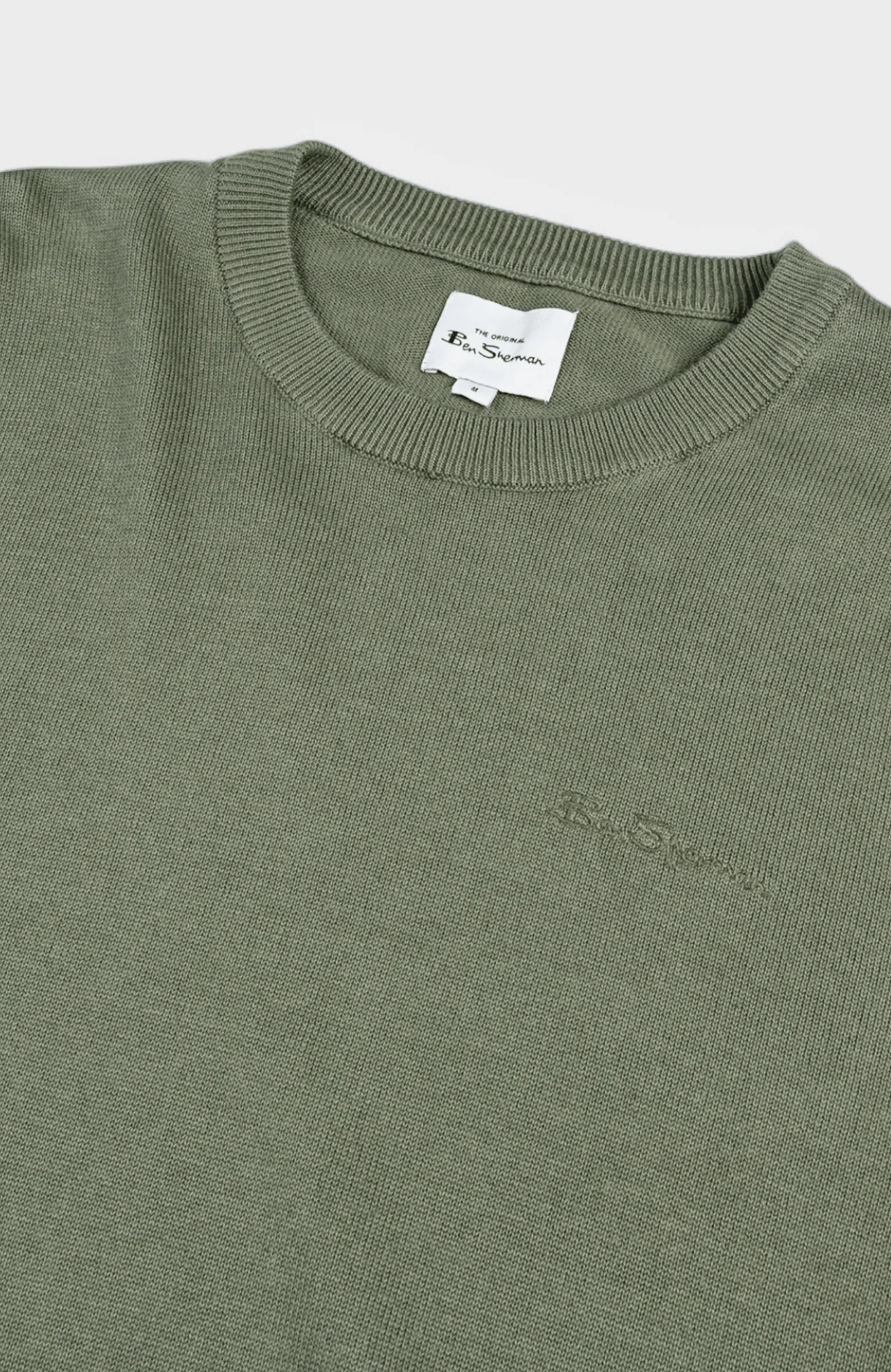 Crew Neck knit - Olive Night - Image 5