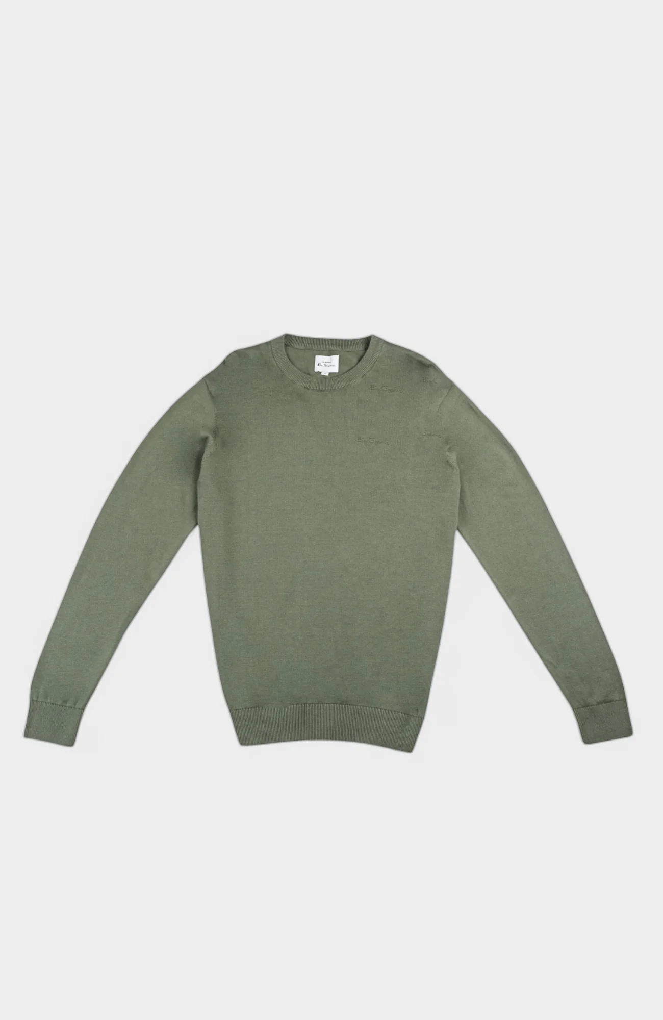 Crew Neck knit - Olive Night - Image 6