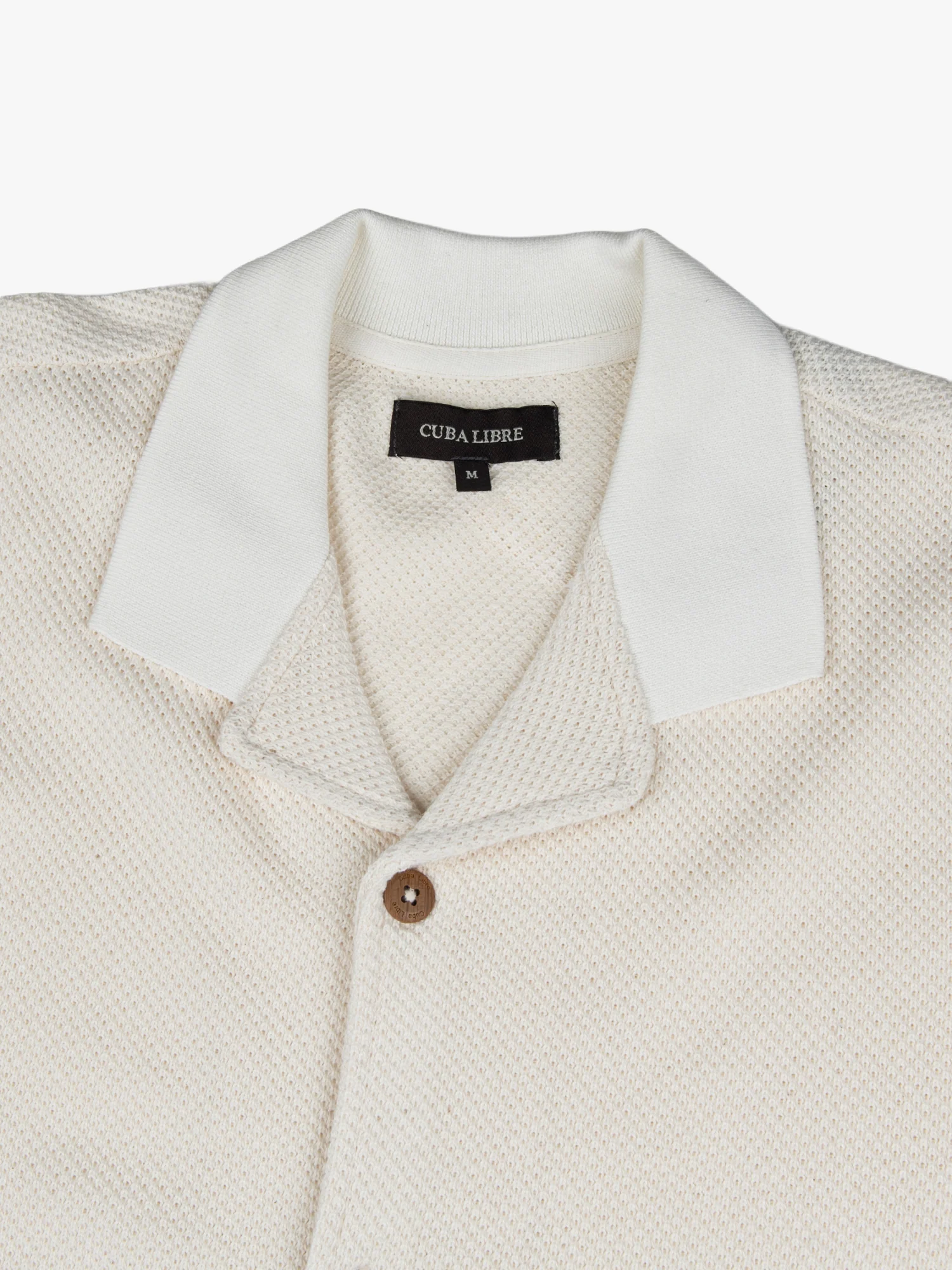 Cuba Libre Bastion Knit Shirt - Cream - Image 2
