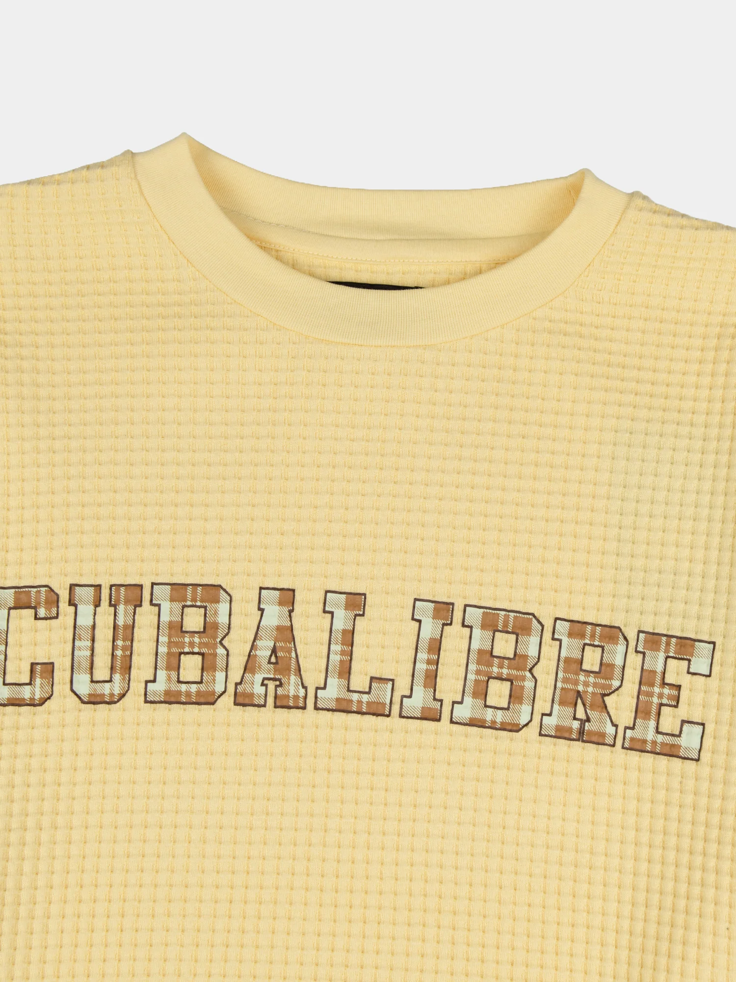 Cuba Libre Crew Waffle Knit - Raphia - Image 2