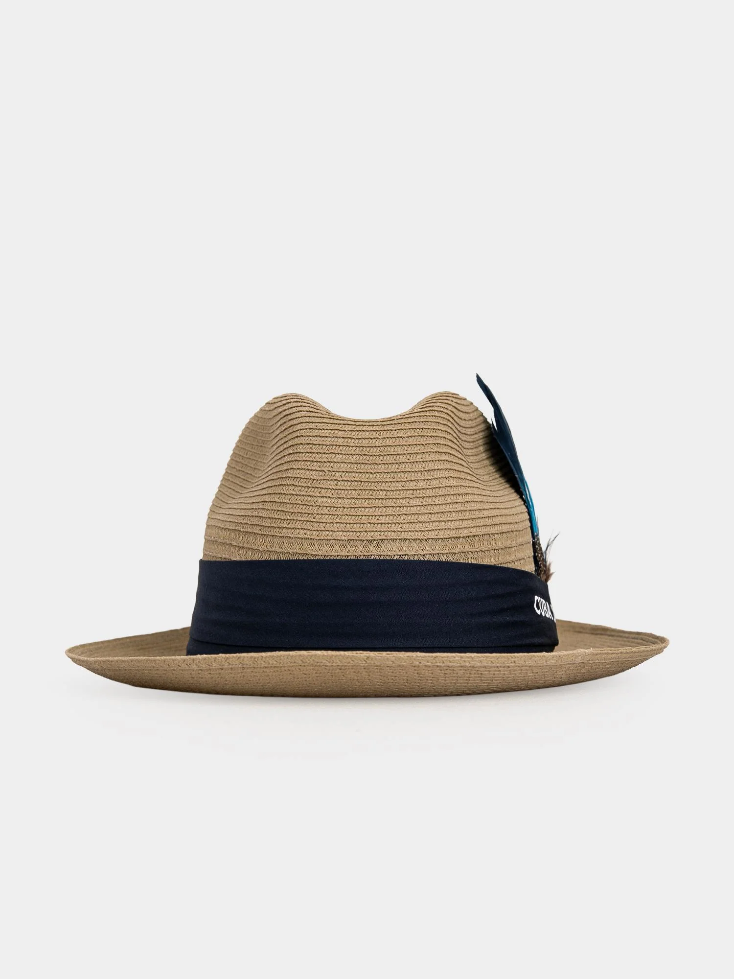 Cuba Libre Fedora Straw Hat - Beige - Image 3