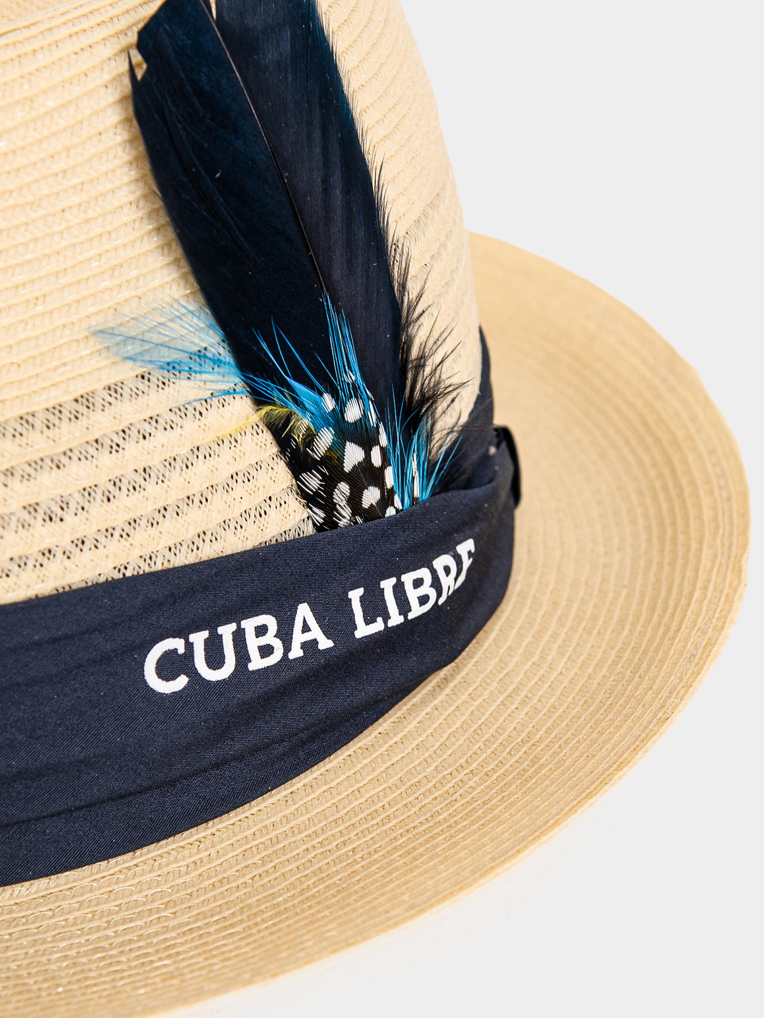 Cuba Libre Fedora Straw Hat - Natural - Image 4