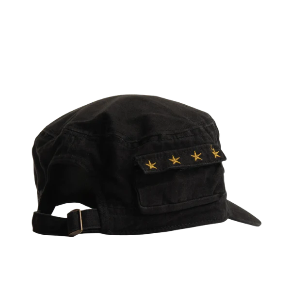 Cuba Military Cap - Black - Image 3