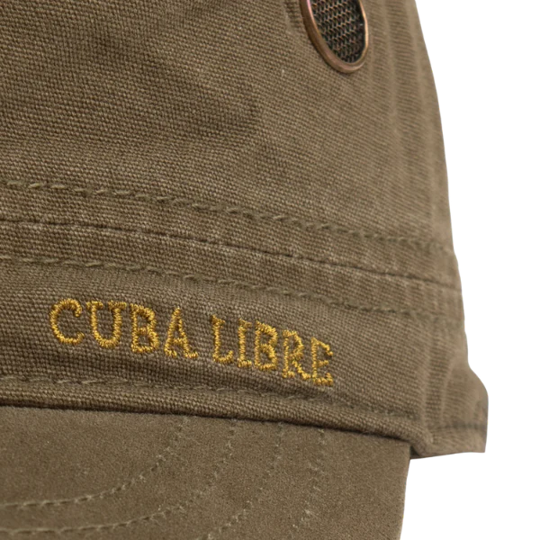 Cuba Military Cap - Olive - Image 4