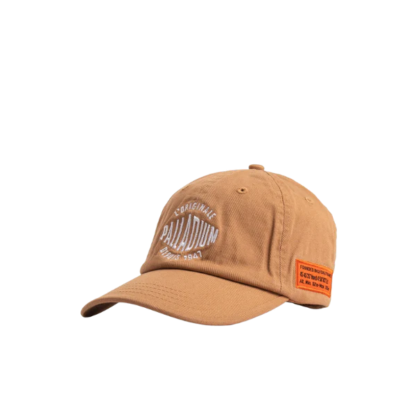 DAD CAP - WASHED COTTON -CAMEL