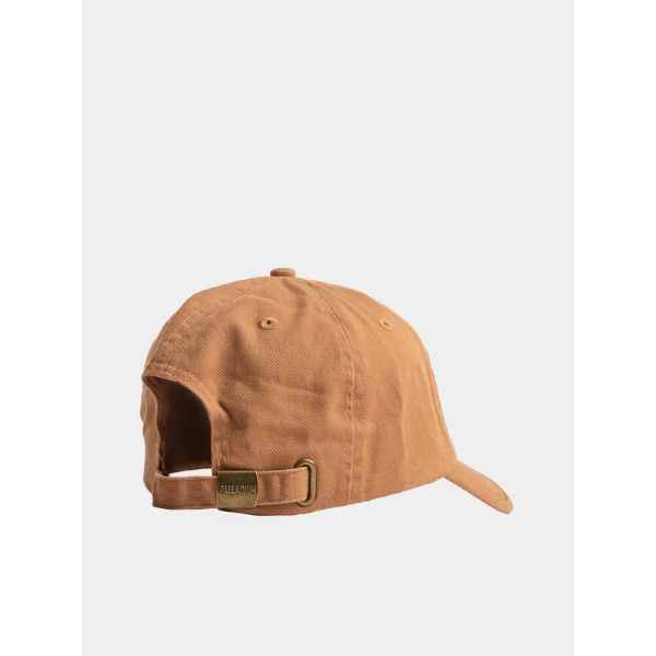 DAD CAP - WASHED COTTON -CAMEL - Image 3