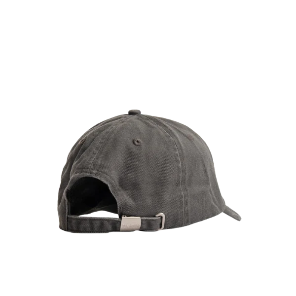DAD CAP - WASHED COTTON -CHARCOAL - Image 3