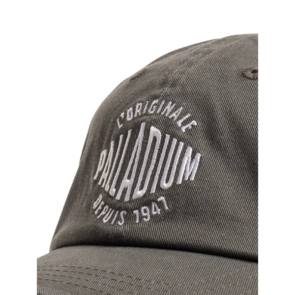 DAD CAP - WASHED COTTON -CHARCOAL - Image 4