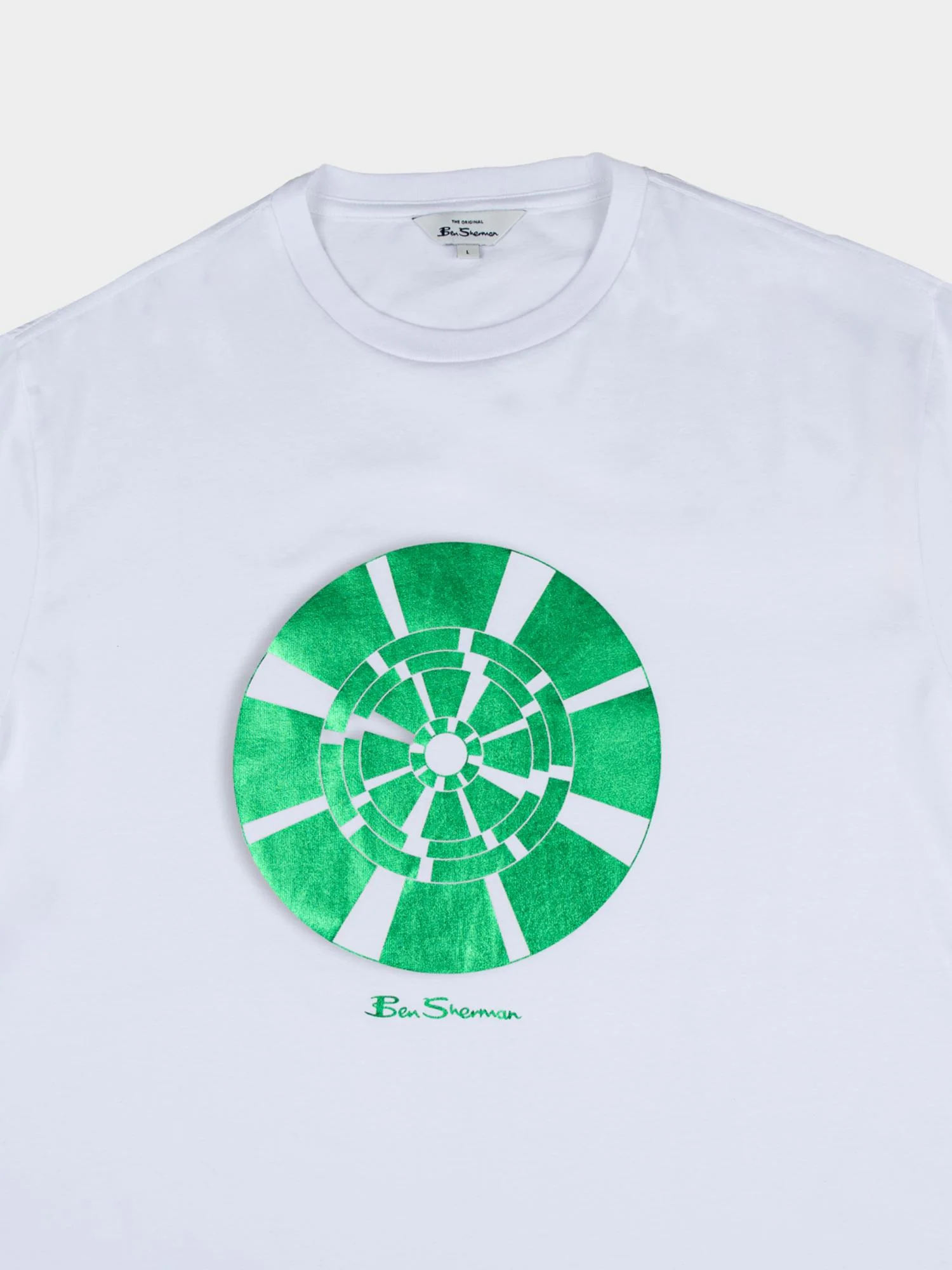 Disk Foil Target Tee - White - Image 6