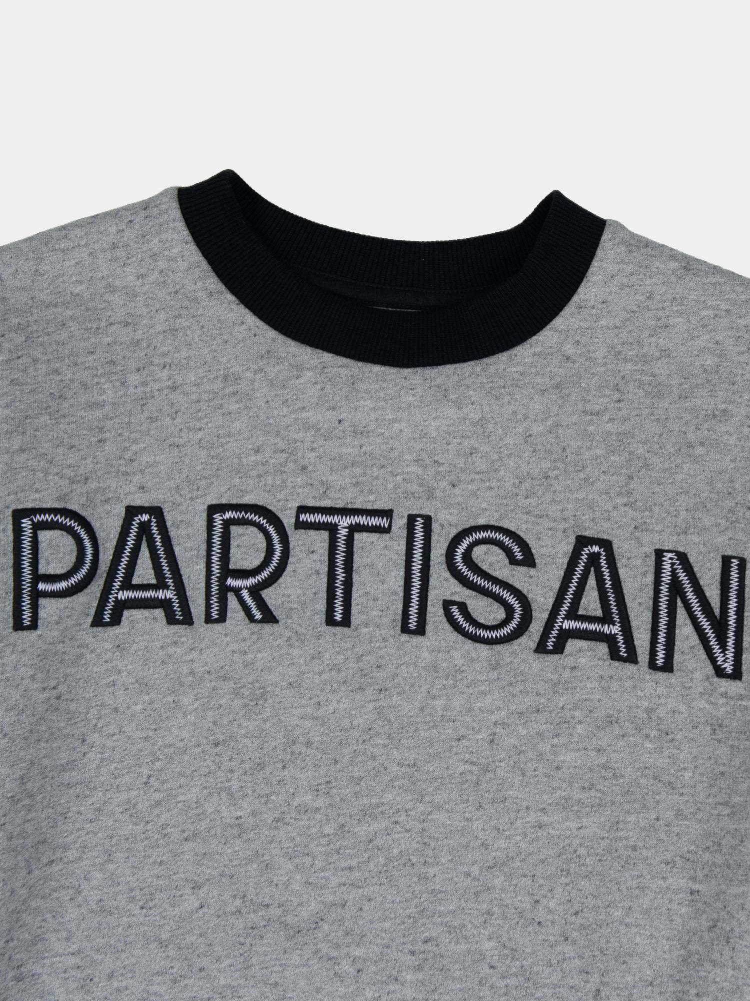 Emboss EMB Crew Sweat - Melange Grey - Image 2