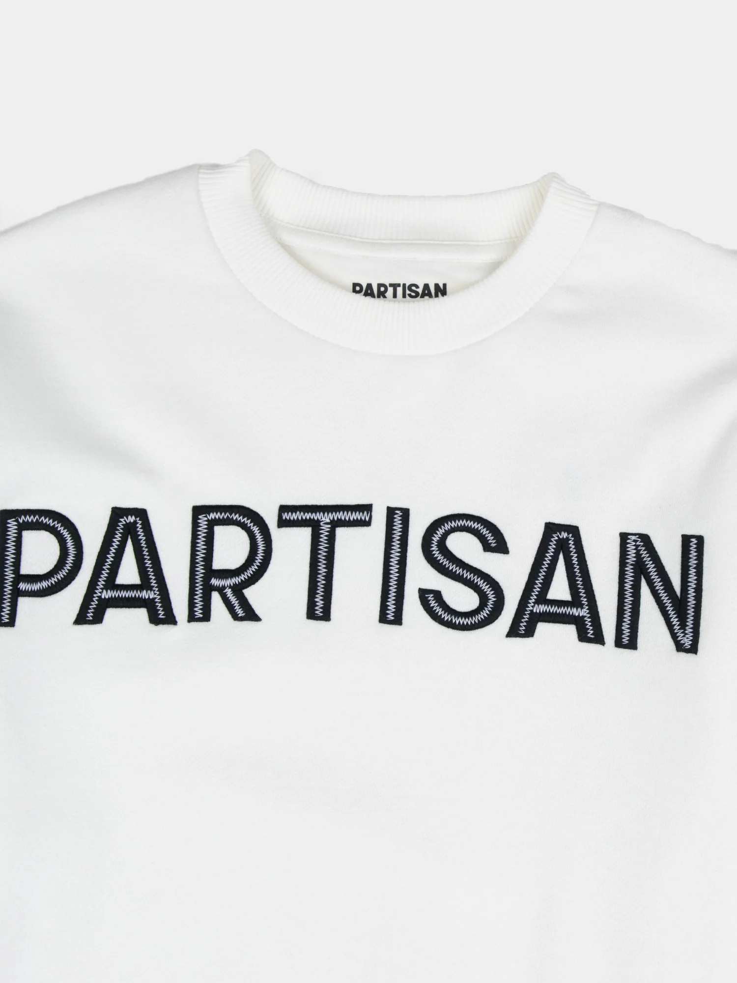 Emboss EMB Crew Sweat - White - Image 2
