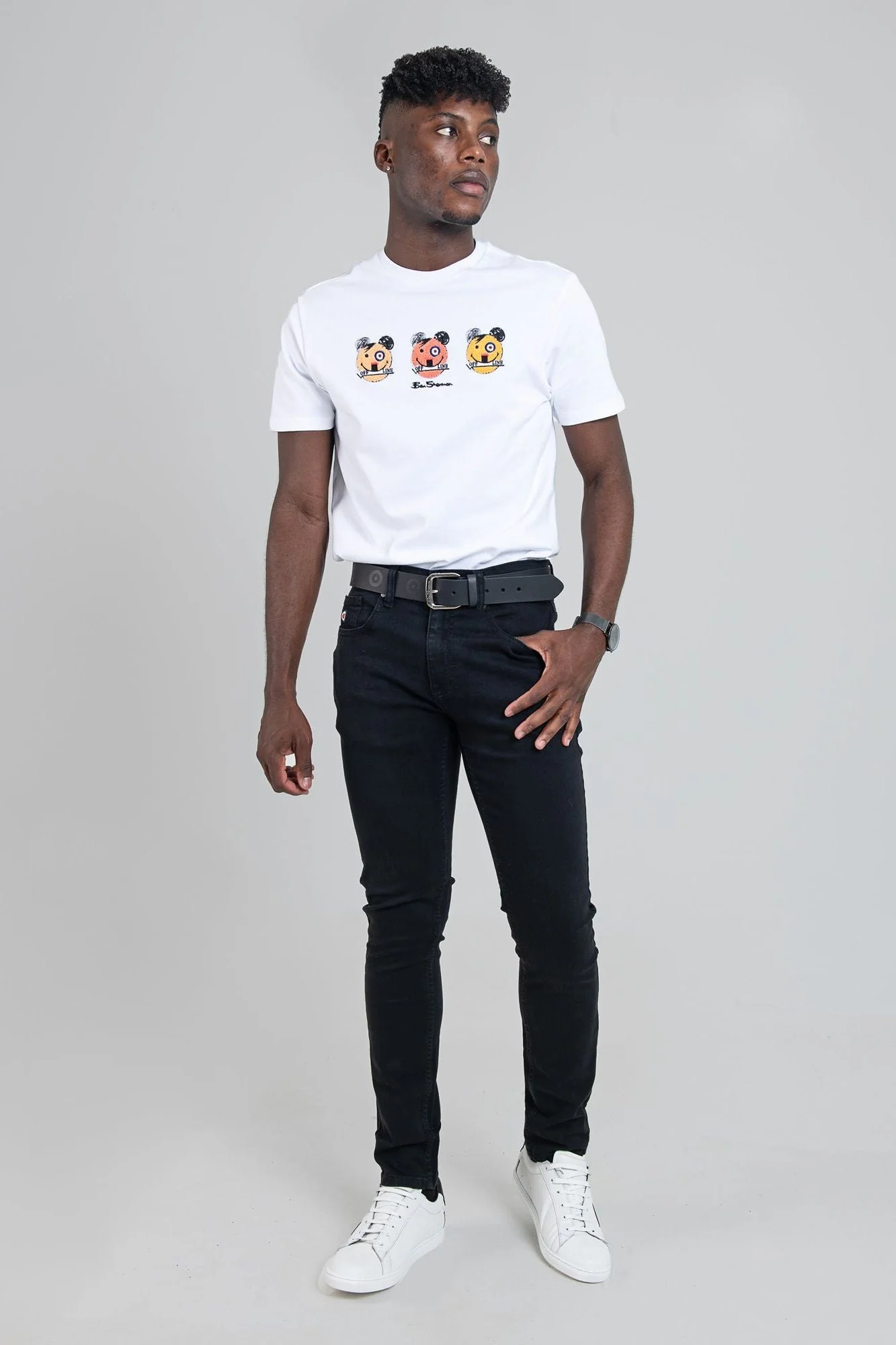 Essentials Slim Fit Denim - Jet Black - Image 3