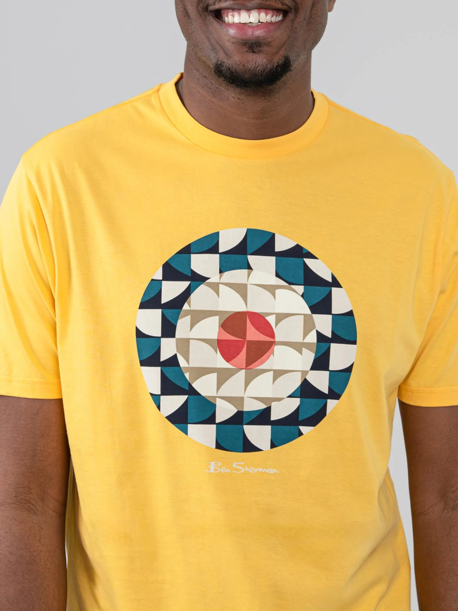 Geo Target Tee - Banana - Image 2