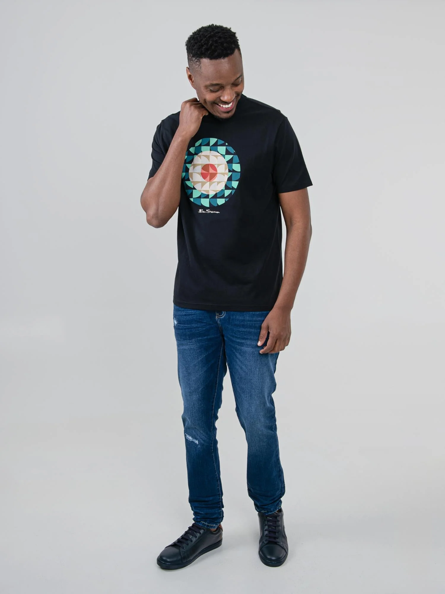 Geo Target Tee - Black - Image 4