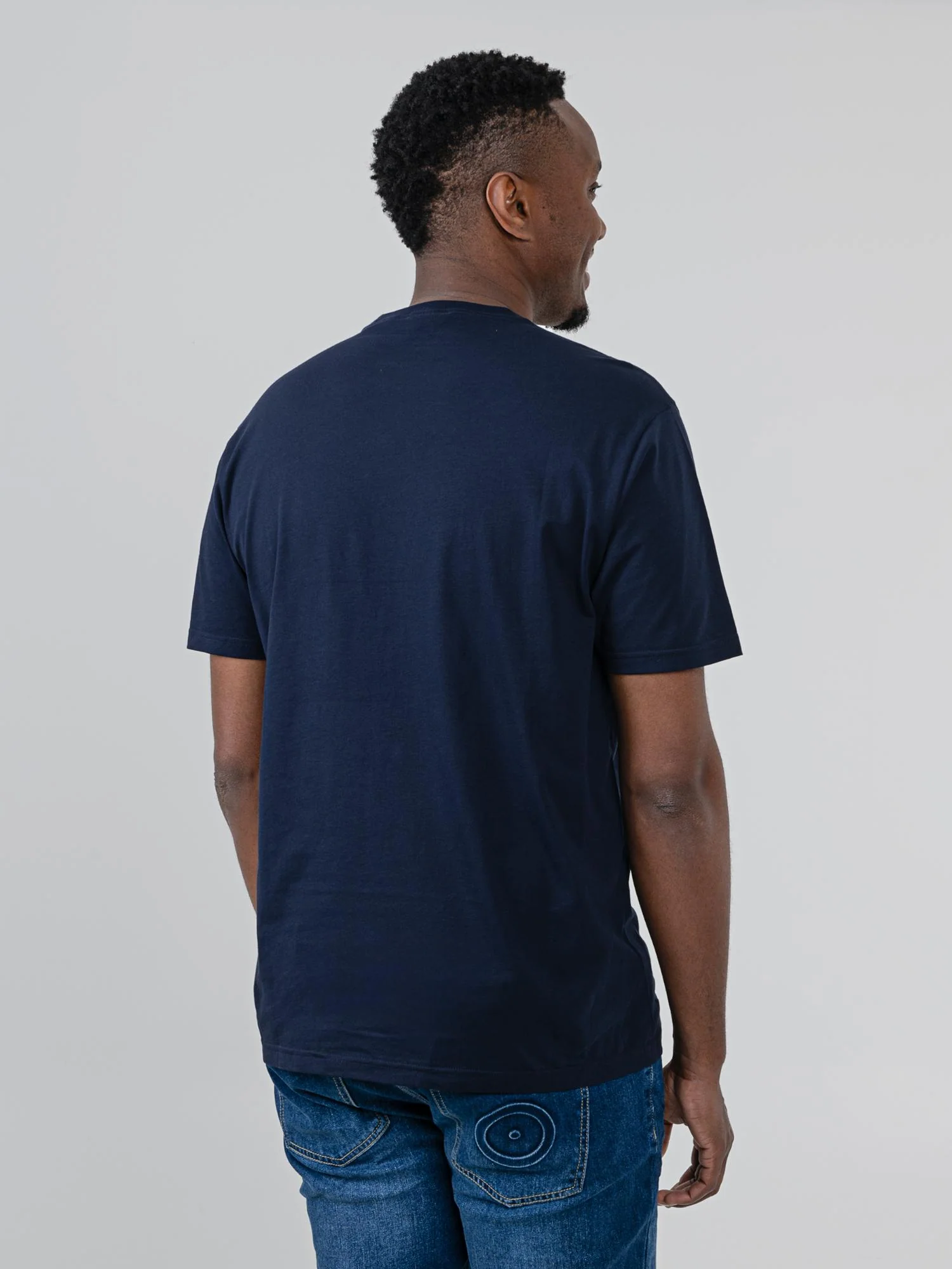 Geo Target Tee - Navy - Image 3