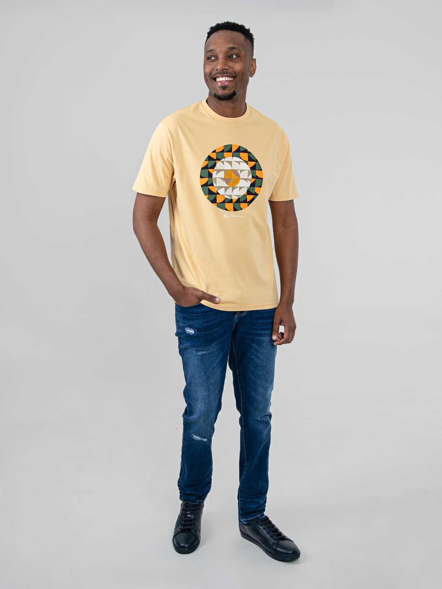 Geo Target Tee - New Wheat - Image 4