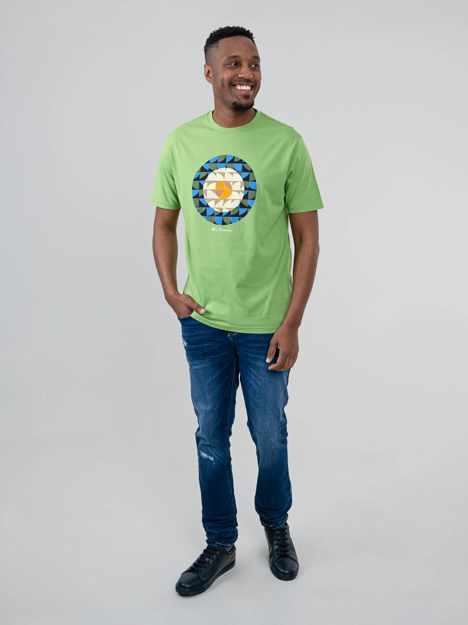 Geo Target Tee - Piquant Green - Image 4