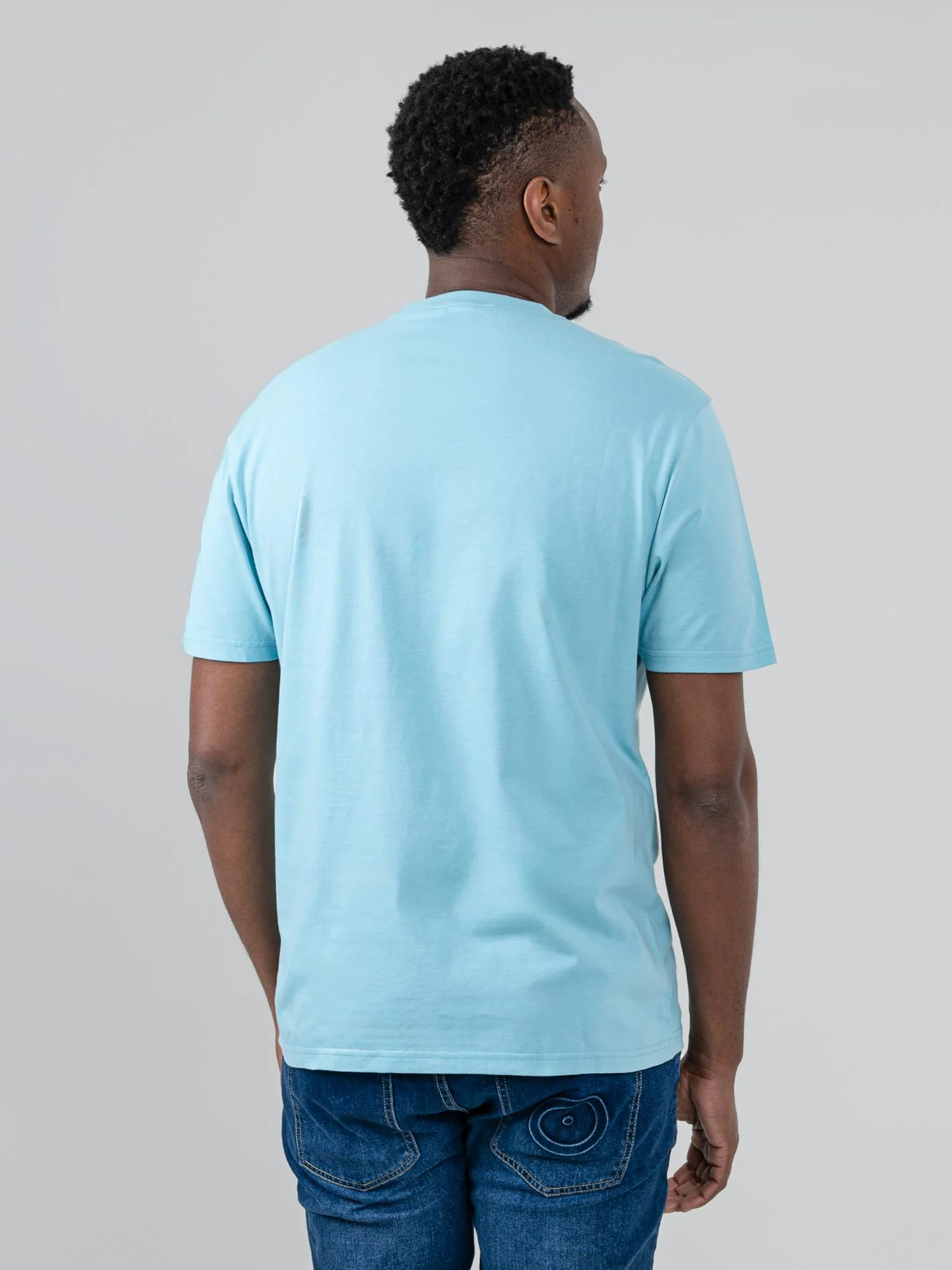 Geo Target Tee - Retro Blue - Image 3