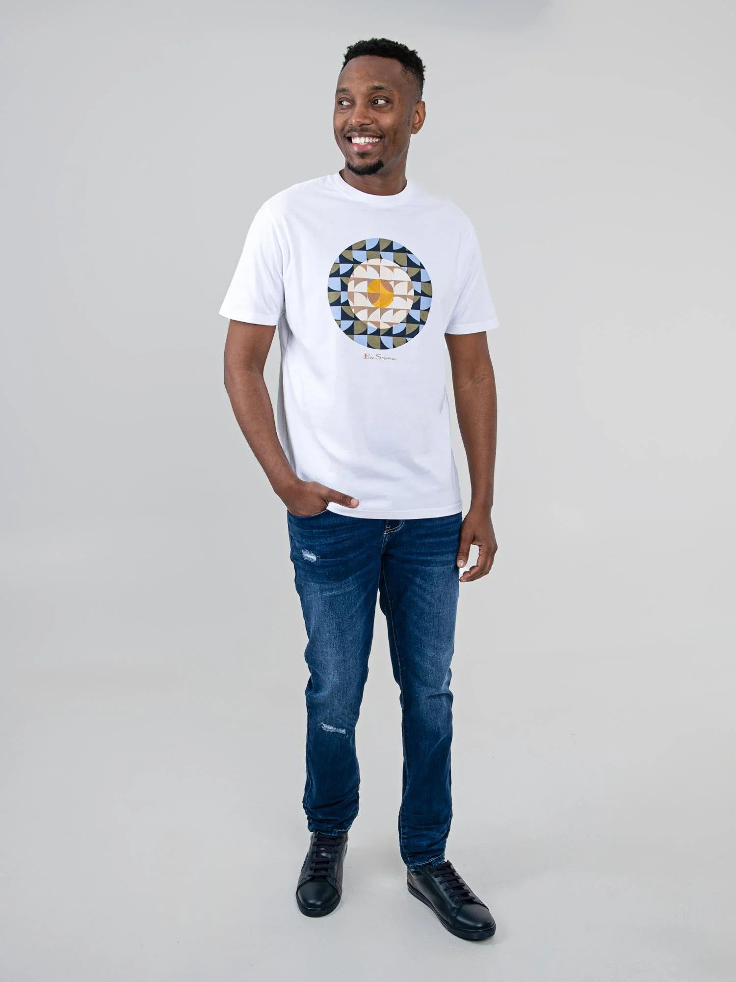 Geo Target Tee - White - Image 4