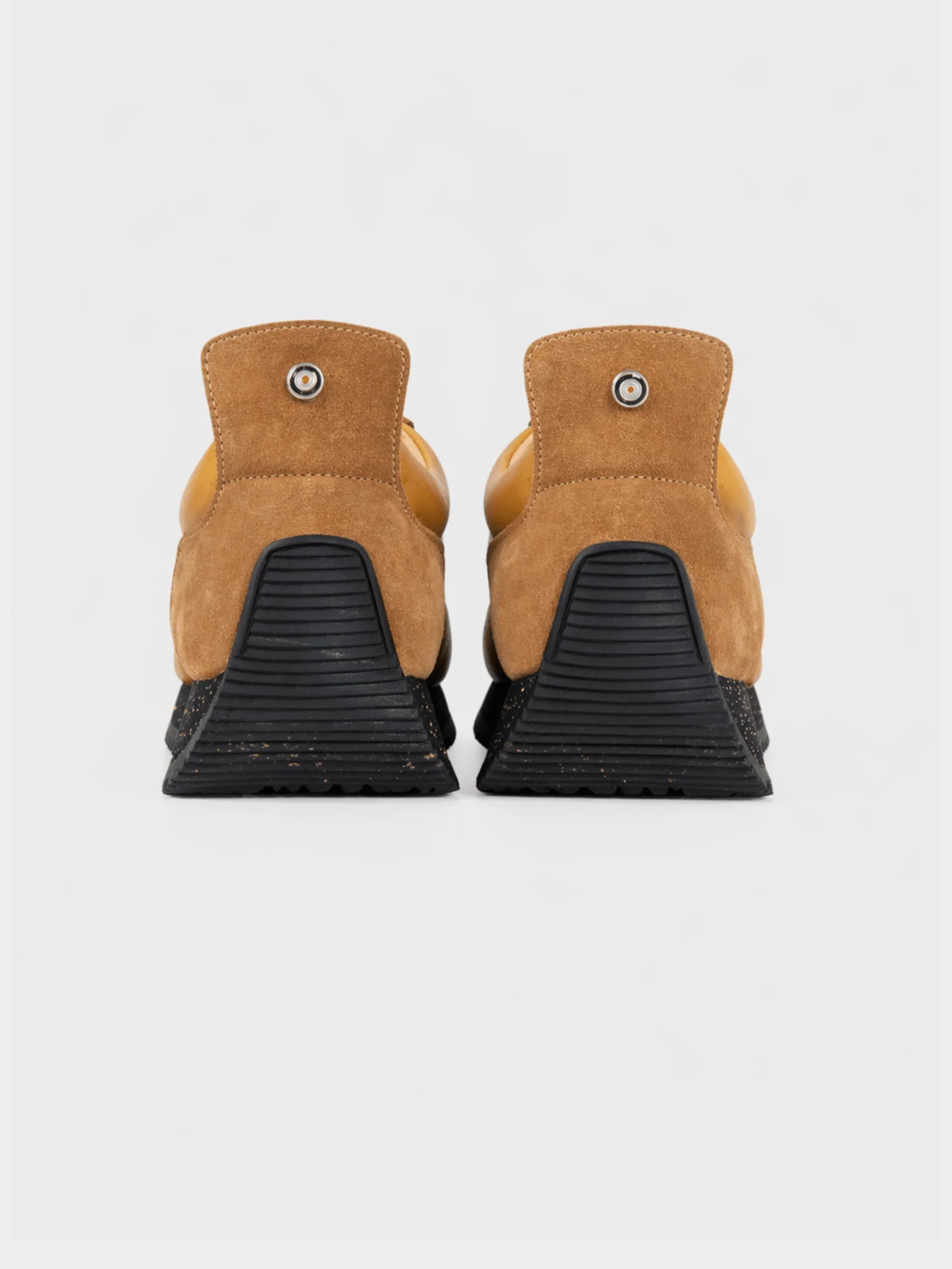 HENRY LEATHER SUEDE LACE UP - Mustard - Image 4