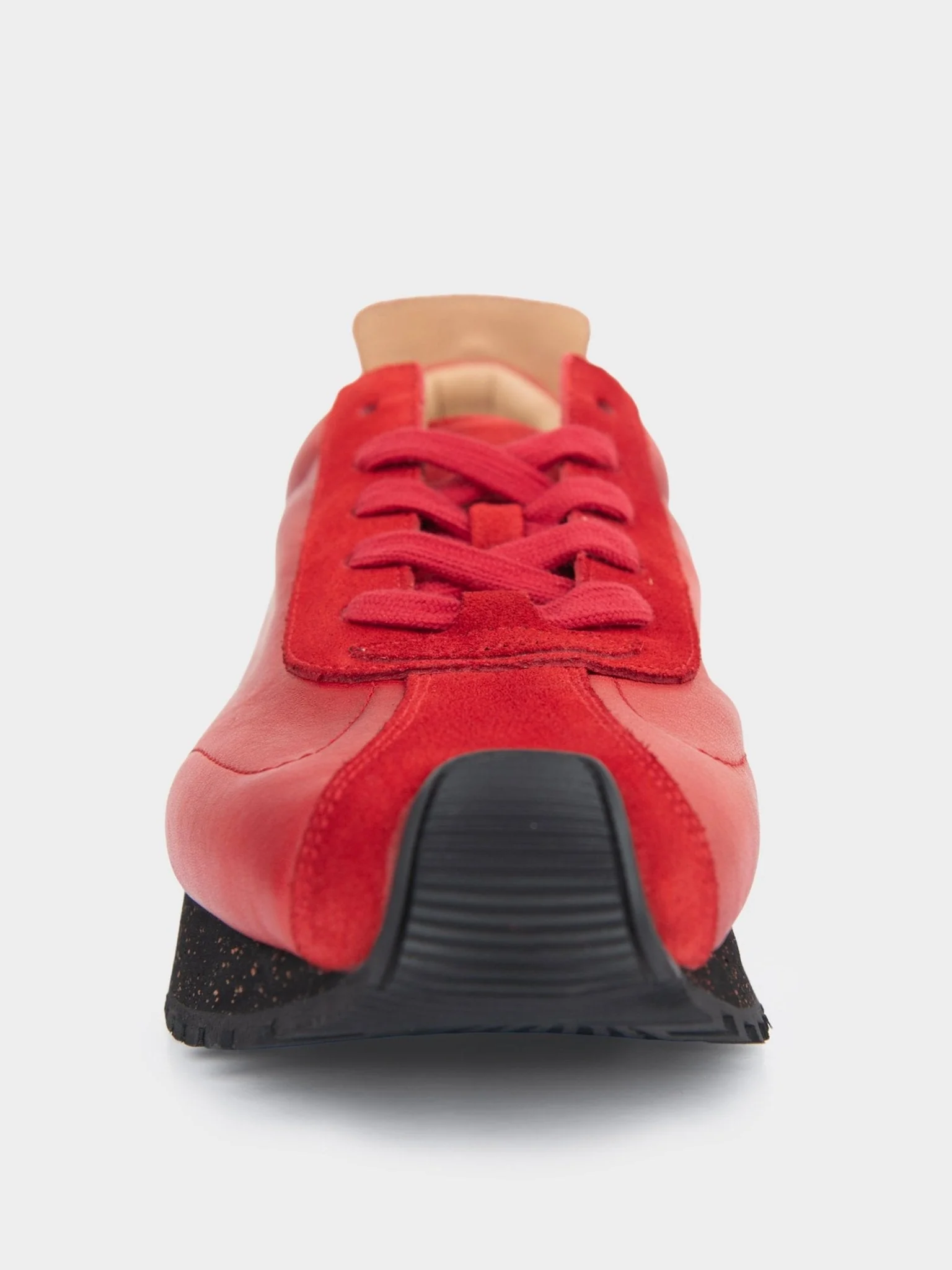 HENRY LEATHER SUEDE LACE UP - Red - Image 5