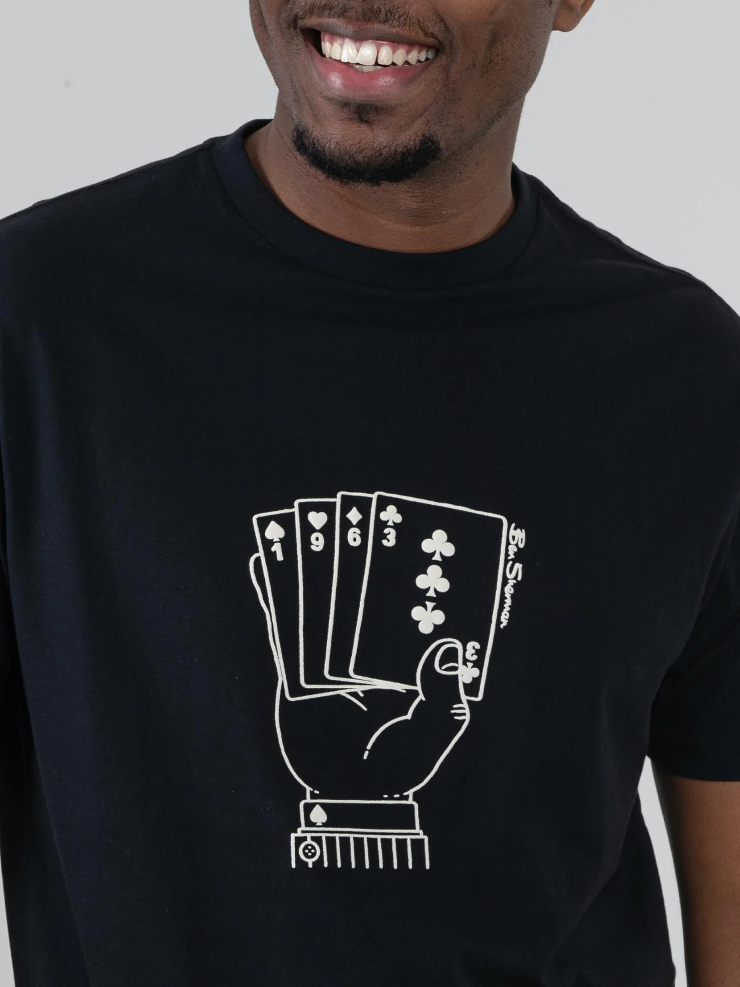 Hidden Ace Tee - Black - Image 2