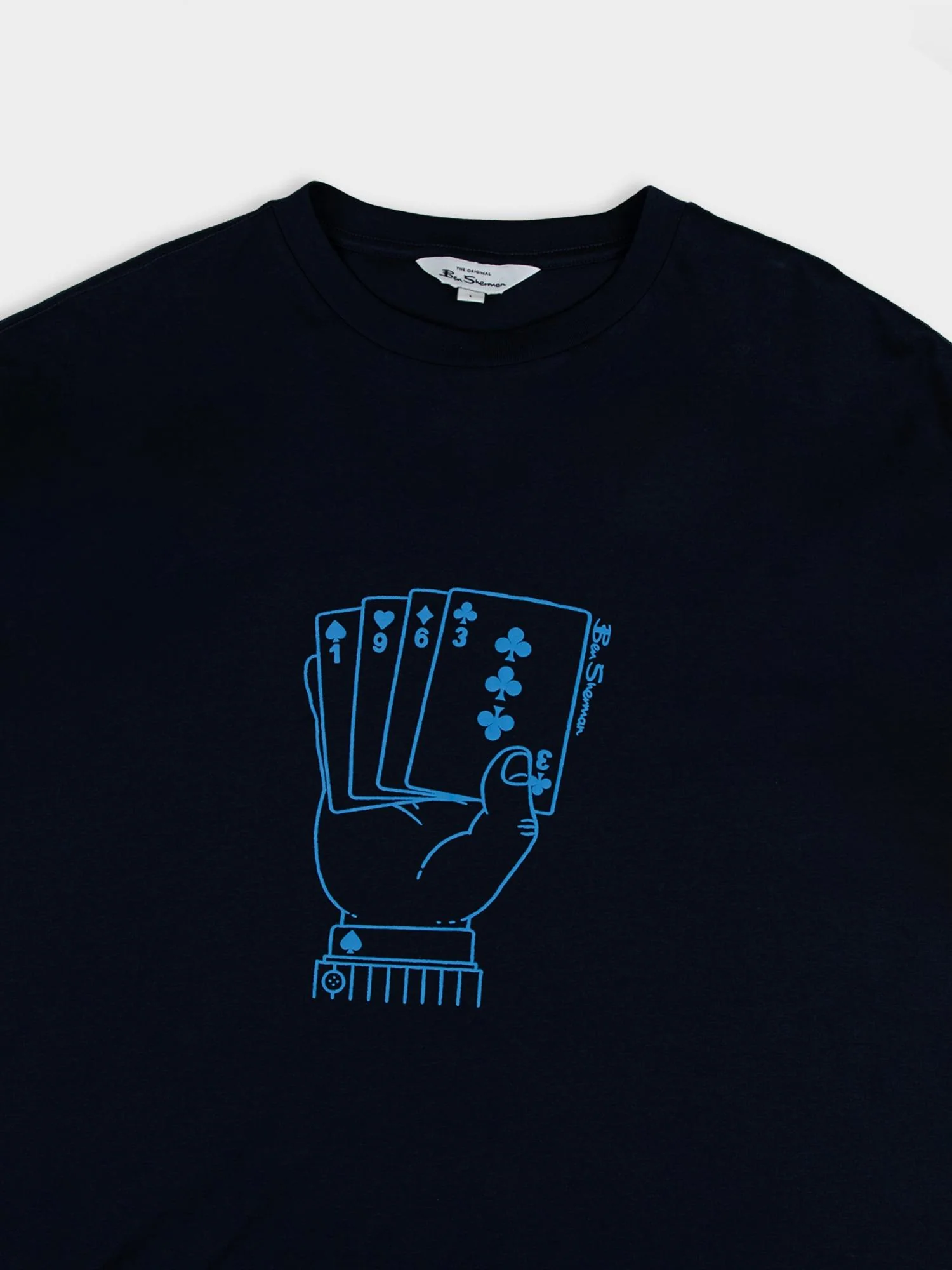 Hidden Ace Tee - Navy - Image 5